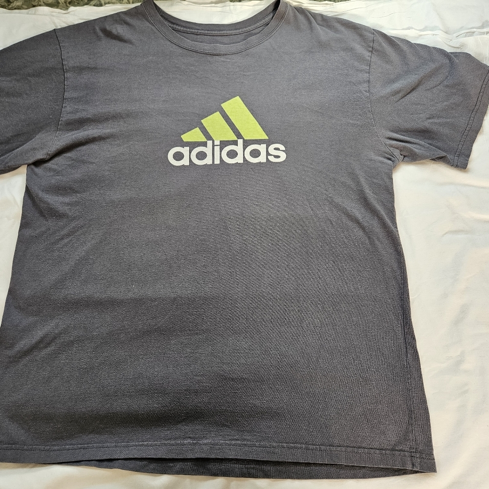 Gray Adidas Men's Tshirt 2XL